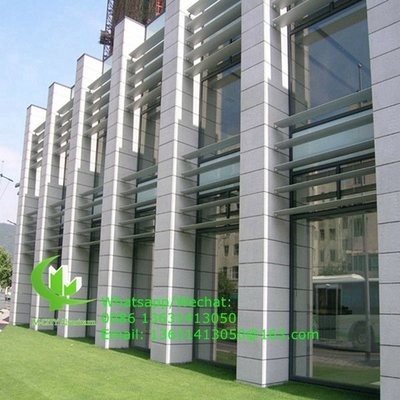 ombrello solare ombrello solare fisso lamina solare architettonica profilo aerofoil lamina di alluminio per ombrello solare finestra