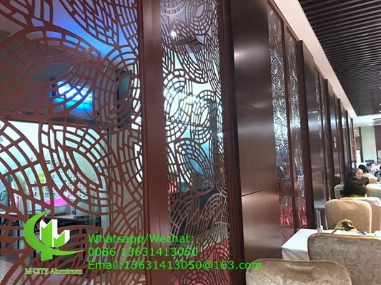pannello di taglio CNC lamiera decorativa in alluminio per facciata rivestimento recinzione finestre con verniciatura colorata