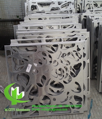 pannello di taglio CNC lamiera decorativa in alluminio per facciata rivestimento recinzione finestre con verniciatura colorata