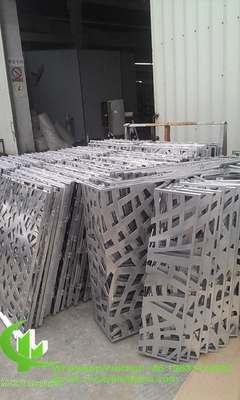pannello di taglio CNC lamiera decorativa in alluminio per facciata rivestimento recinzione finestre con verniciatura colorata