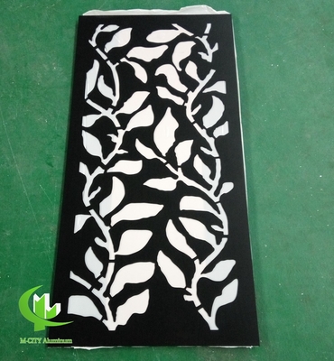 pannello decorativo in alluminio intagliato CNC con vari modelli pannello schermo di taglio laser