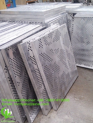 pannello decorativo in alluminio intagliato CNC con vari modelli pannello schermo di taglio laser