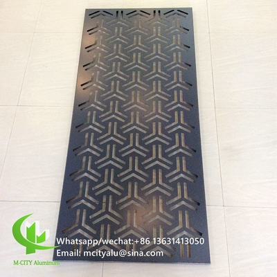 Cina fornitore 600x600mm pannello di rivestimento perforato in alluminio per la decorazione del muro forma curva