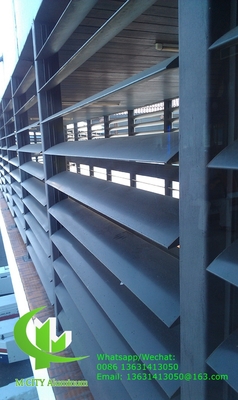 Anodizzato per architettura aerofoil profilato di lamina di alluminio con forma ovale per parete tenda facciata