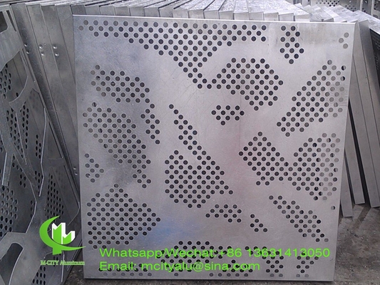 schermo di taglio in alluminio con vari modelli design pannello di taglio laser per balcone finestra facciata