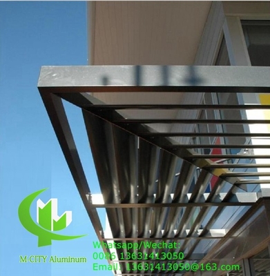 tenda ombrello ombrello solare persiana solare fisso architettonico persiana di alluminio a profilo aereo per ombrello solare finestra