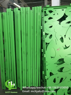 TREEFabrica di pannelli di taglio laser in alluminio per la decorazione di recinzioni