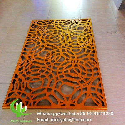 pannello di schermo di taglio in alluminio con disegni di alberi pannello di taglio laser per finestra di facciata balcone