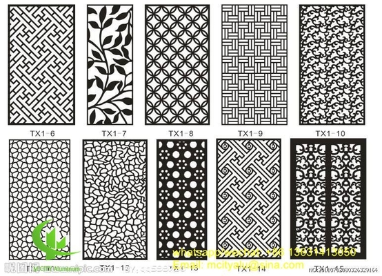pannello perforato di alluminio pannello cavo di spessore 2,5 mm per decorazione delle finestre
