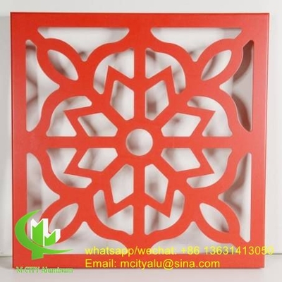 Fogli di pannelli di taglio laser in alluminio per la decorazione di recinzioni