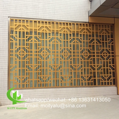 pannello perforato di alluminio pannello rivestimento spessore 2,5 mm per la decorazione delle finestre