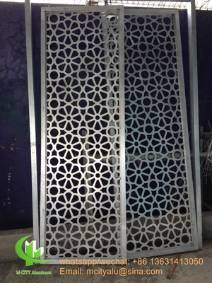 pannello perforato in metallo alluminio taglio laser facciata pannello decorazione domestica modelli di alberi