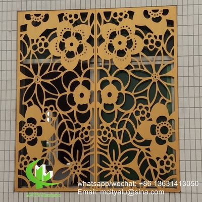 schermo per finestre pannello perforato in alluminio metallico pannello per schermo a taglio laser