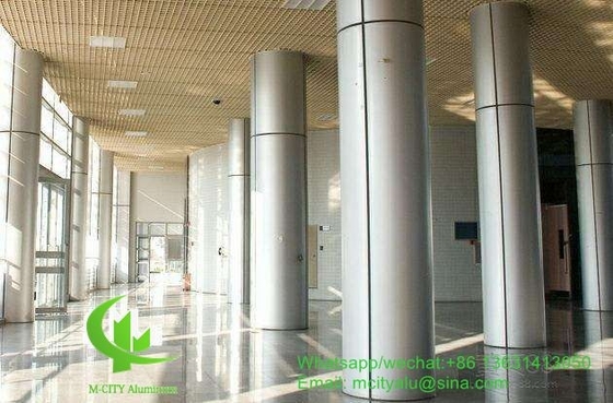 pannello di rivestimento massiccio in alluminio su misura con foro di perforazione per parete tenda di facciata