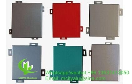pannello di alluminio realizzato su misura pannello rivestimento con pvdf rifinitura per parete tenda facciata