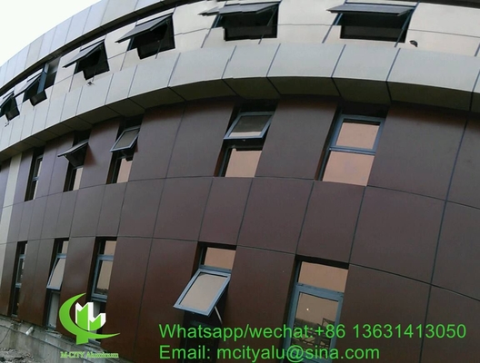 pannello di rivestimento per facciate a disegno in alluminio metallico per pareti tenda per facciate con pannello di alluminio di spessore 3 mm