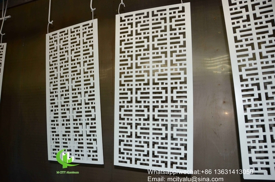 Fogli di pannelli di taglio laser in alluminio per la decorazione di recinzioni
