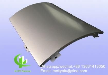 pannello di rivestimento in alluminio perforato da 2 mm con finitura pvdf per facciata a parete tenda a pannello solido singolo