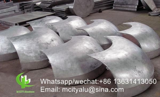 pannello di rivestimento in alluminio metallico per parete tenda di facciata con pannello in alluminio di spessore 3 mm