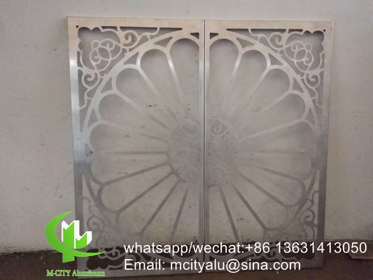 schermo laser CNC pannello di rivestimento in metallo in alluminio perforato da 3 mm