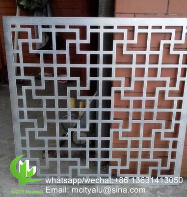 pannello di taglio laser pannello perforato colore bianco pannello di alluminio metallico per rivestimento in alluminio