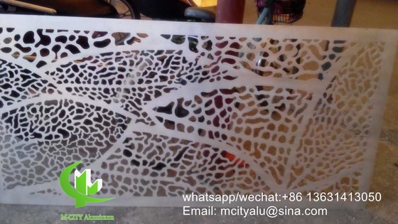 pannello di rivestimento in metallo di alluminio intagliato