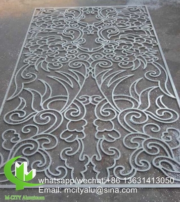 Pannello di taglio laser CNC pannello perforato 3 mm pannello in alluminio metallico per finestre