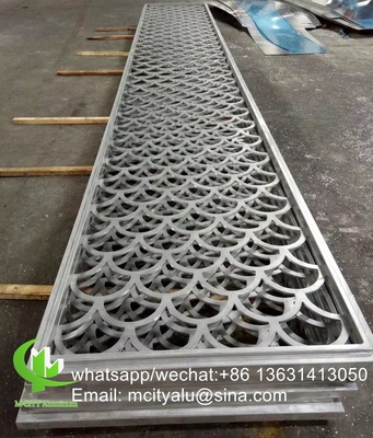 Fabbricazione su misura di pannelli di rivestimento in alluminio metallico