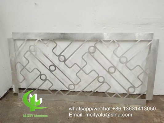pannello cavo in alluminio con telaio per la decorazione delle finestre di qualsiasi dimensione può essere fatto
