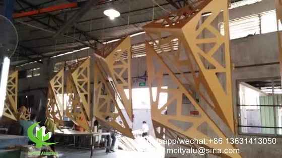 pannello cavo in alluminio con telaio per la decorazione delle finestre di qualsiasi dimensione può essere fatto