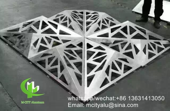 Fabbricazione su misura di pannelli di rivestimento in alluminio metallico