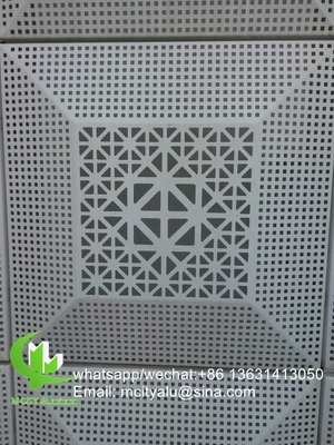 schermo laser CNC a fiore perforato 2.5 mm pannello di rivestimento in alluminio metallico per muro a tenda