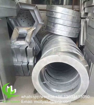 pannello di facciata in alluminio realizzato su misura pannello di rivestimento con rivestimento in polvere per parete tenda di facciata