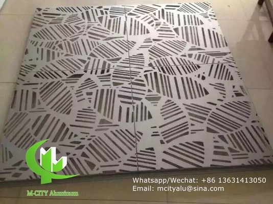 pannello perforato in alluminio per pareti tende di facciata con vernice pvdf di spessore di 2 mm