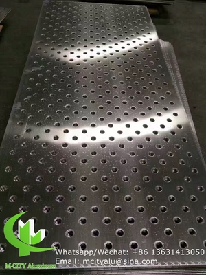 schermo laser CNC a fiore perforato 2.5 mm pannello di rivestimento in alluminio metallico per muro a tenda