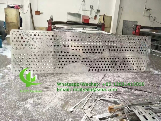 foglio di schermo in alluminio cnc a taglio laser per la decorazione dei rivestimenti murali