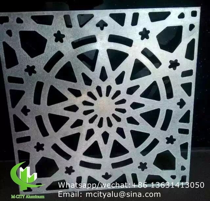 Pannello murario decorativo in alluminio per schermo con lamiera di metallo da 2 mm 1m x 1m