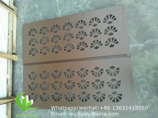pannello di taglio laser in alluminio metallico con vari disegni pannello di taglio laser per la finestra di facciata del balcone
