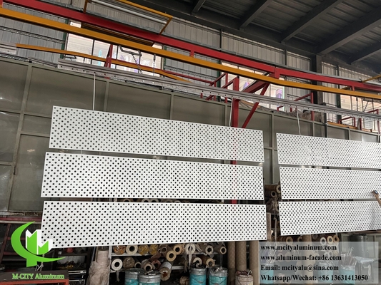 Rivestimento metallico di alluminio 3 mm Disegno personalizzato Dimensione e colore