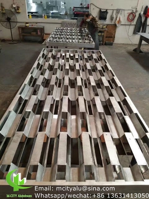 pannello di alluminio metallico solido rivestimento facciata foglio pieghevole di 2,5 mm di spessore per la decorazione della facciata parete tenda