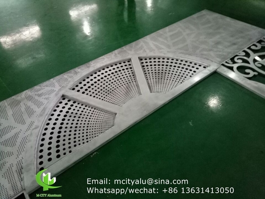 pannello di alluminio metallico solido rivestimento facciata foglio pieghevole di 2,5 mm di spessore per la decorazione della facciata parete tenda