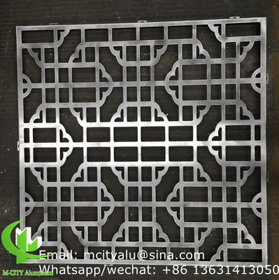 rivestimento della facciata in pannello massiccio in alluminio realizzato su misura spessore 2,5 mm per la decorazione della facciata della parete tenda