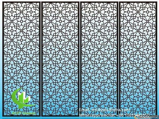 Pannello murario decorativo massello in alluminio per schermo con lamiera di metallo da 2 mm di lunghezza 1m x 1m