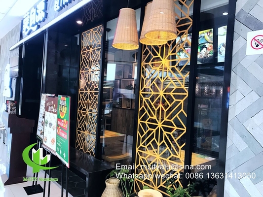 Cina perforato schermo di alluminio taglio laser cnc incisione pannello murario tenda fatto in Cina rivestimento facciata pannello murario