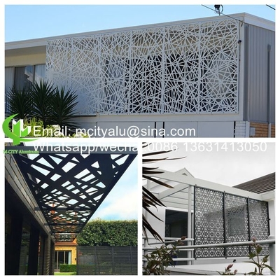 Taglio laser in Cina Fassata di alluminio pannello di rivestimento personalizzato foglio per il muro tenda facciata