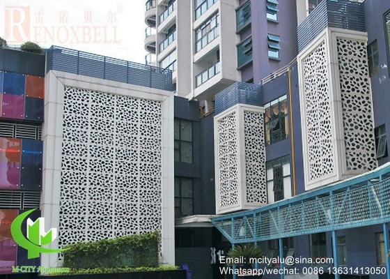 Fogli metallici decorativi pannello decorativo perforato in alluminio per pareti tenda facciata pannello murario rivestimento