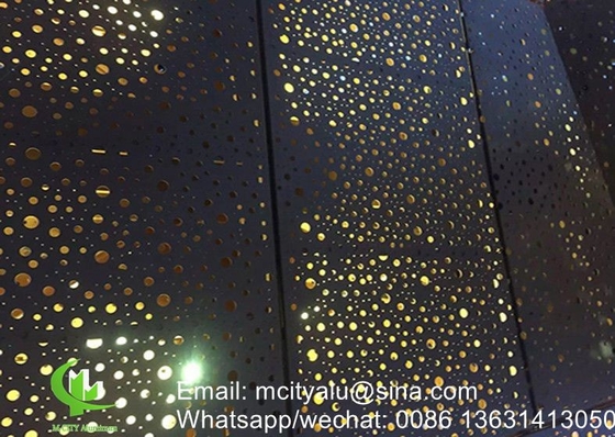 Fogli metallici decorativi pannello decorativo perforato in alluminio per pareti tenda facciata pannello murario rivestimento