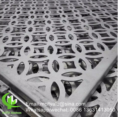 metallo pannello decorativo perforato in alluminio per parete tenda facciata rivestimento pannello murario con spessore di 3 mm perforato lei