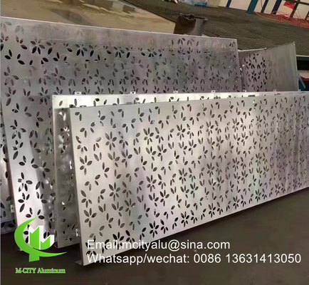 pannello perforato in alluminio per rivestimento della facciata di pareti a tenda con schermo perforato di spessore di 2 mm