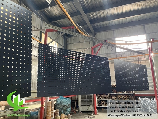 PVDF metallo rivestimento pannelli di alluminio a lamiera perforata per la decorazione degli edifici